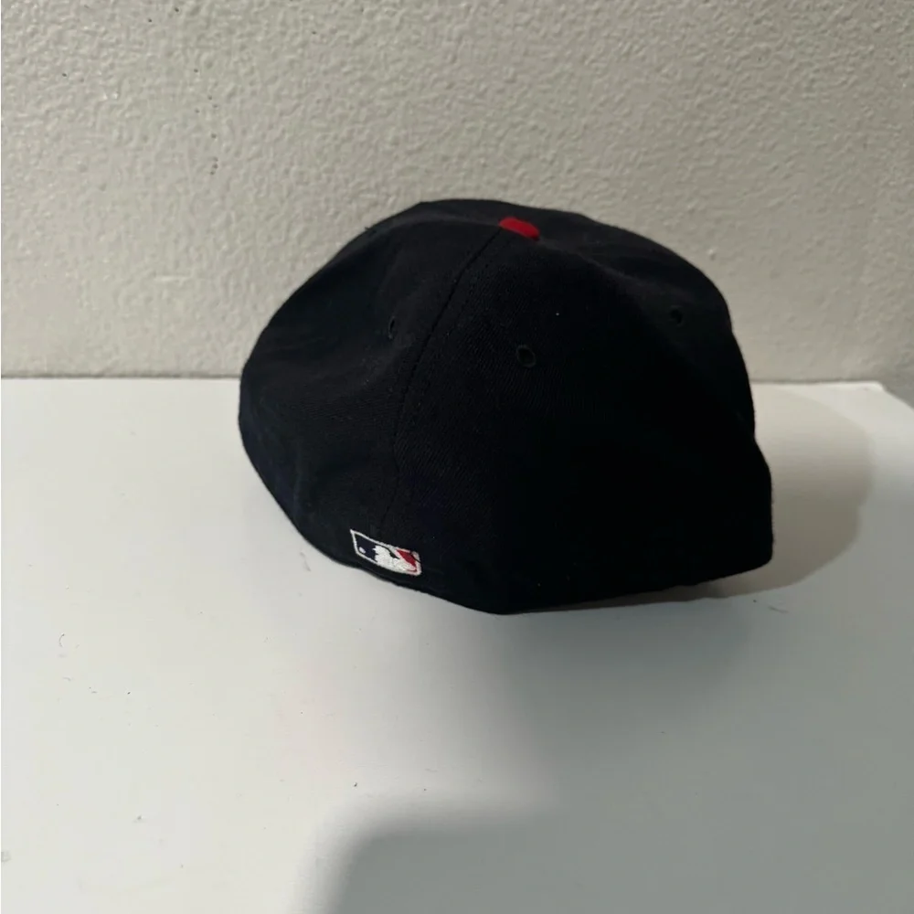 Atlanta Braves New Era Pro Model The 59 50 Blue & Red Fitted 7 1/2 Baseball Hat